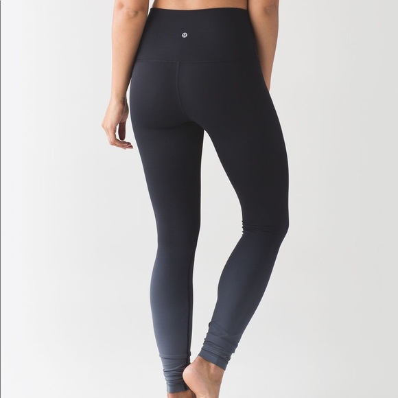 lululemon athletica Pants - Wunder Under black & grey Ombré Lululemon leggings